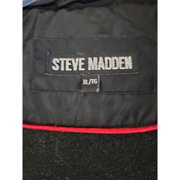 Steve Madden ~Woman XL/TG~ Black Detachable Hood Puffer Parka Zip-Up Coat. - Picture 4 of 16